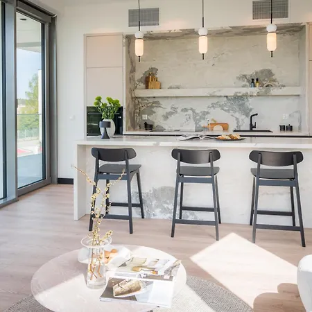 公寓 Zatoka Elite4rent Z Widokiem Na Jezioro I Przestronnymi Tarasami *