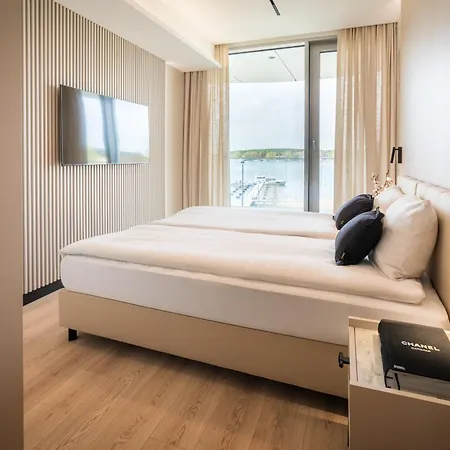 公寓 Zatoka Elite4rent Z Widokiem Na Jezioro I Przestronnymi Tarasami